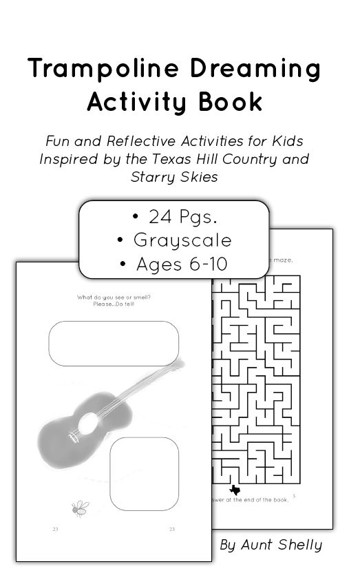 Trampoline Dreaming Activity Book cover